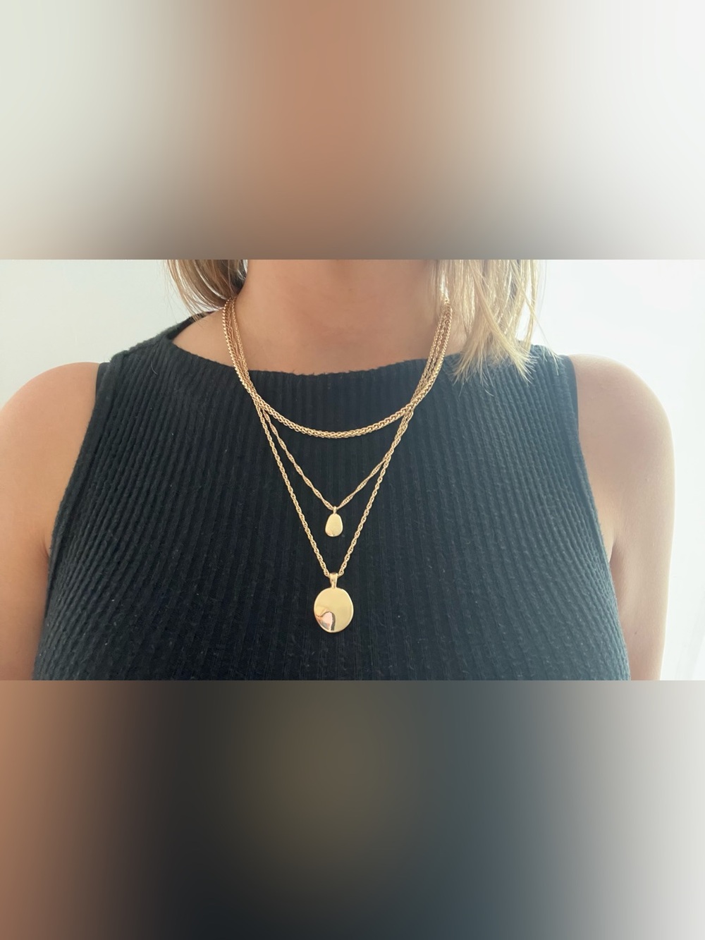 Women’s Gold Layered Necklace